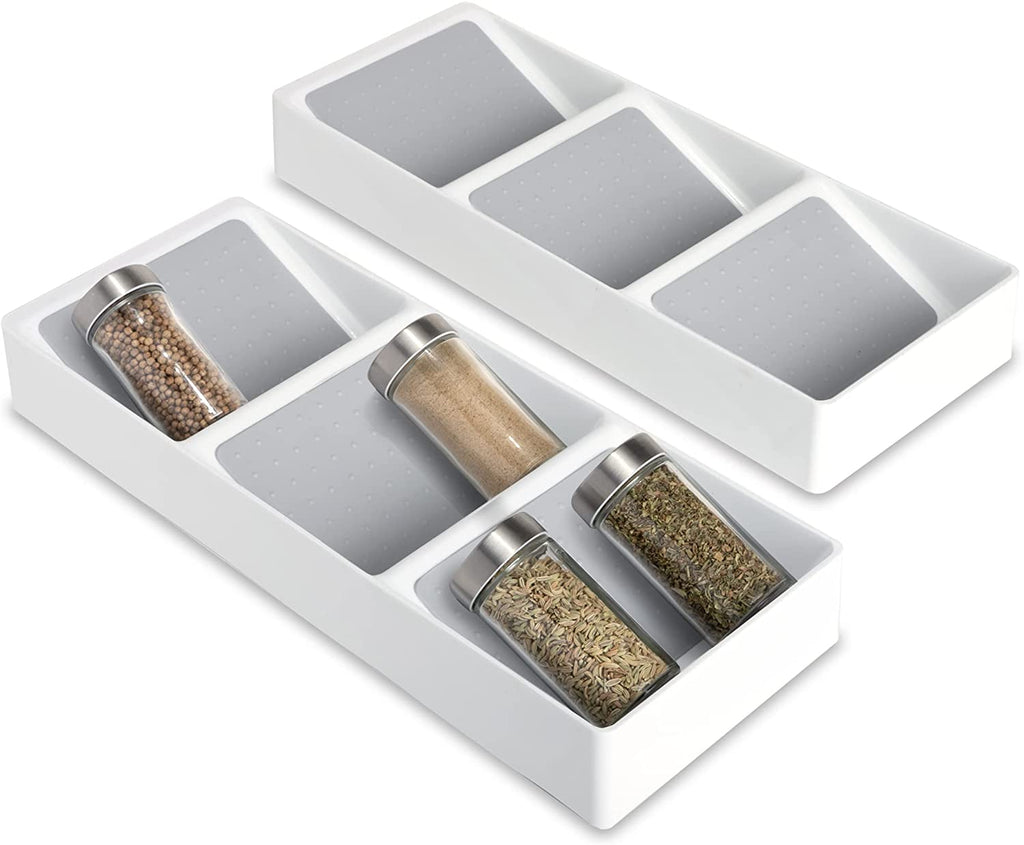3-Tier Plastic Spice Rack Drawer