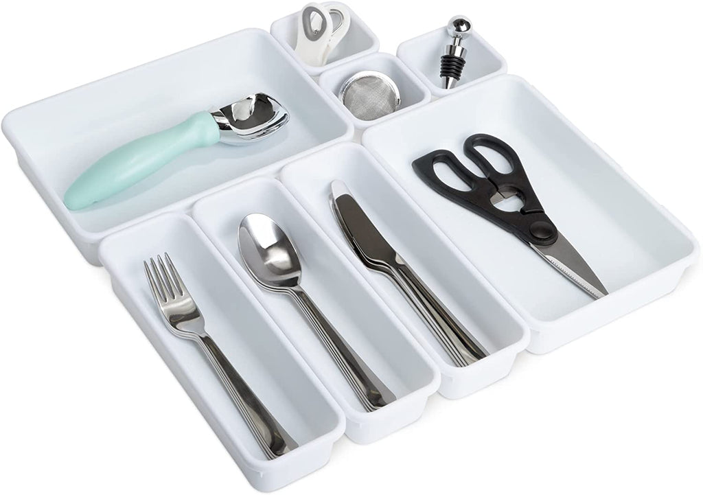 Interlocking Drawer Organizer - 8 Piece Set
