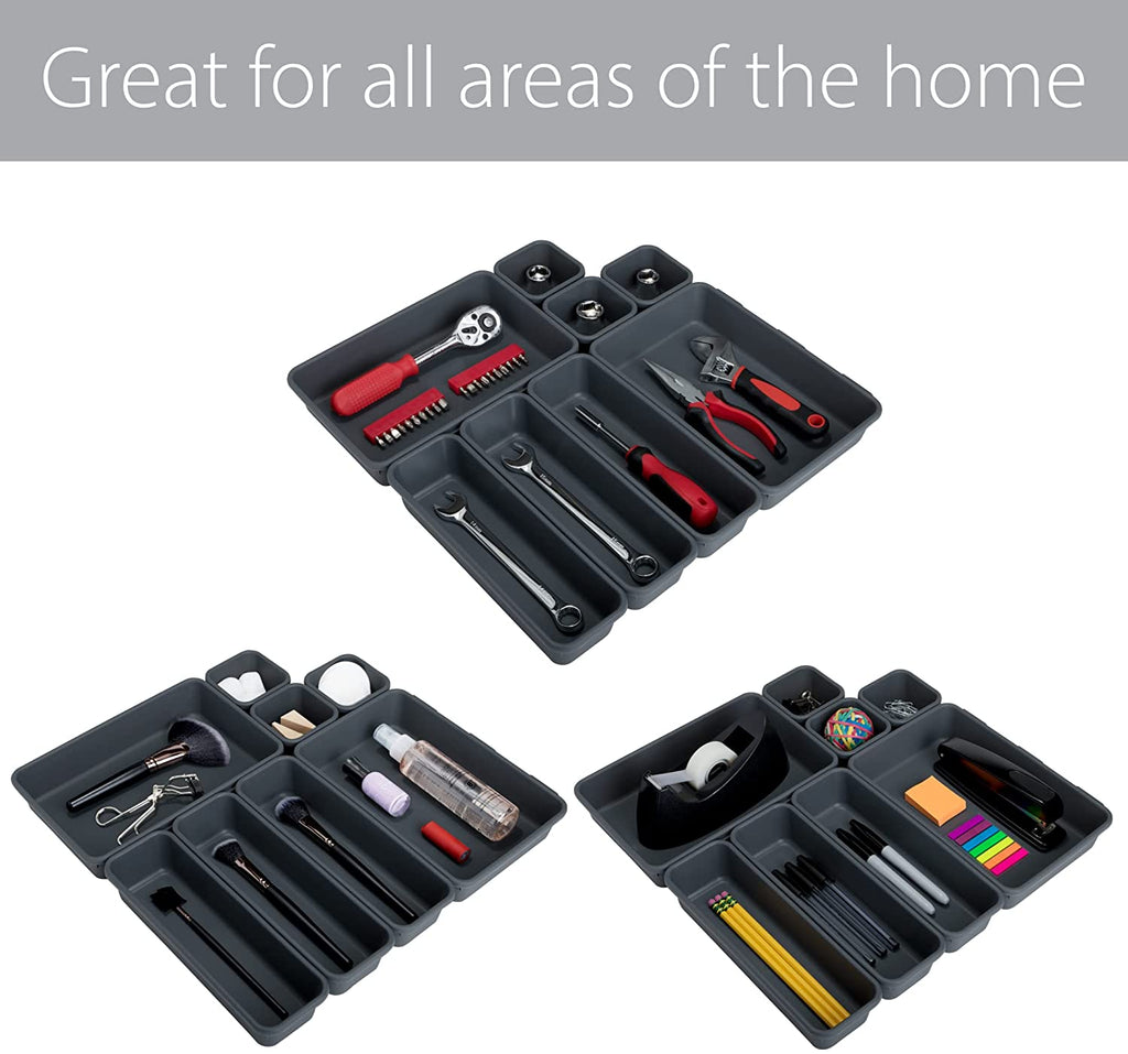 Interlocking Drawer Organizer - 8 Piece Set