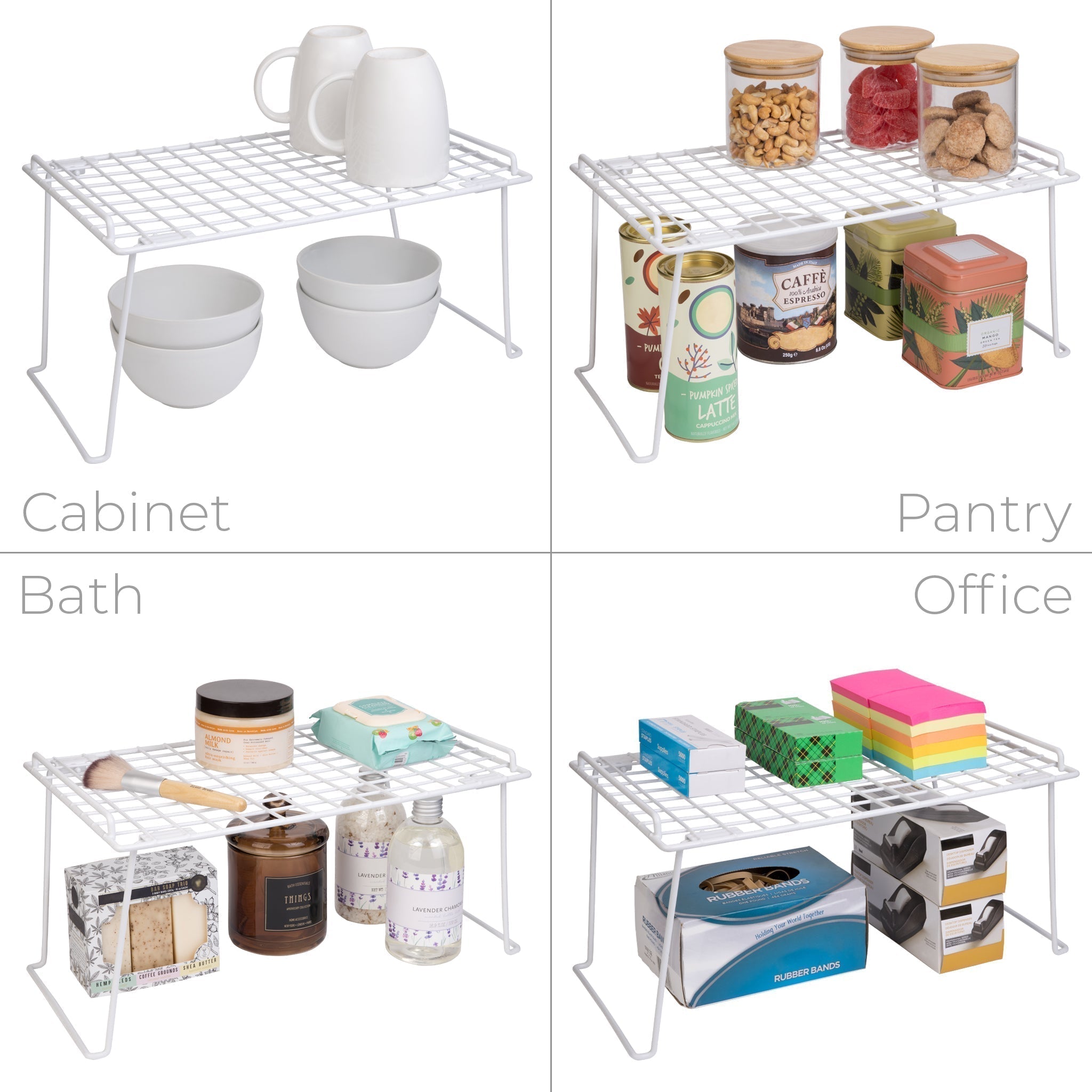 Large Stacking Cabinet Shelf Rack