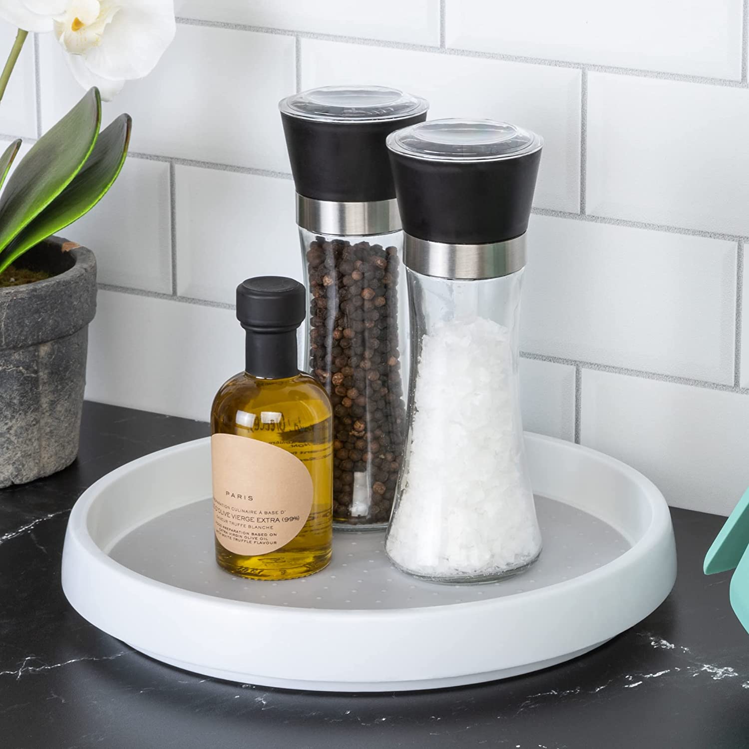 Lazy Susan Spinning Turntable Organizer - 10 Inch