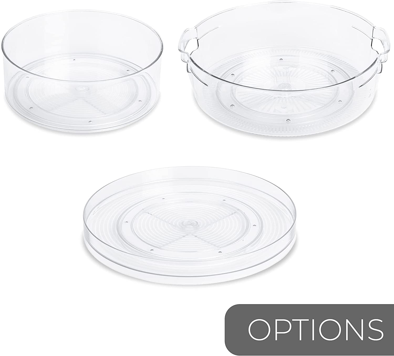 Lazy Susan Spinning Turntable Organizer - 11.5 Inch