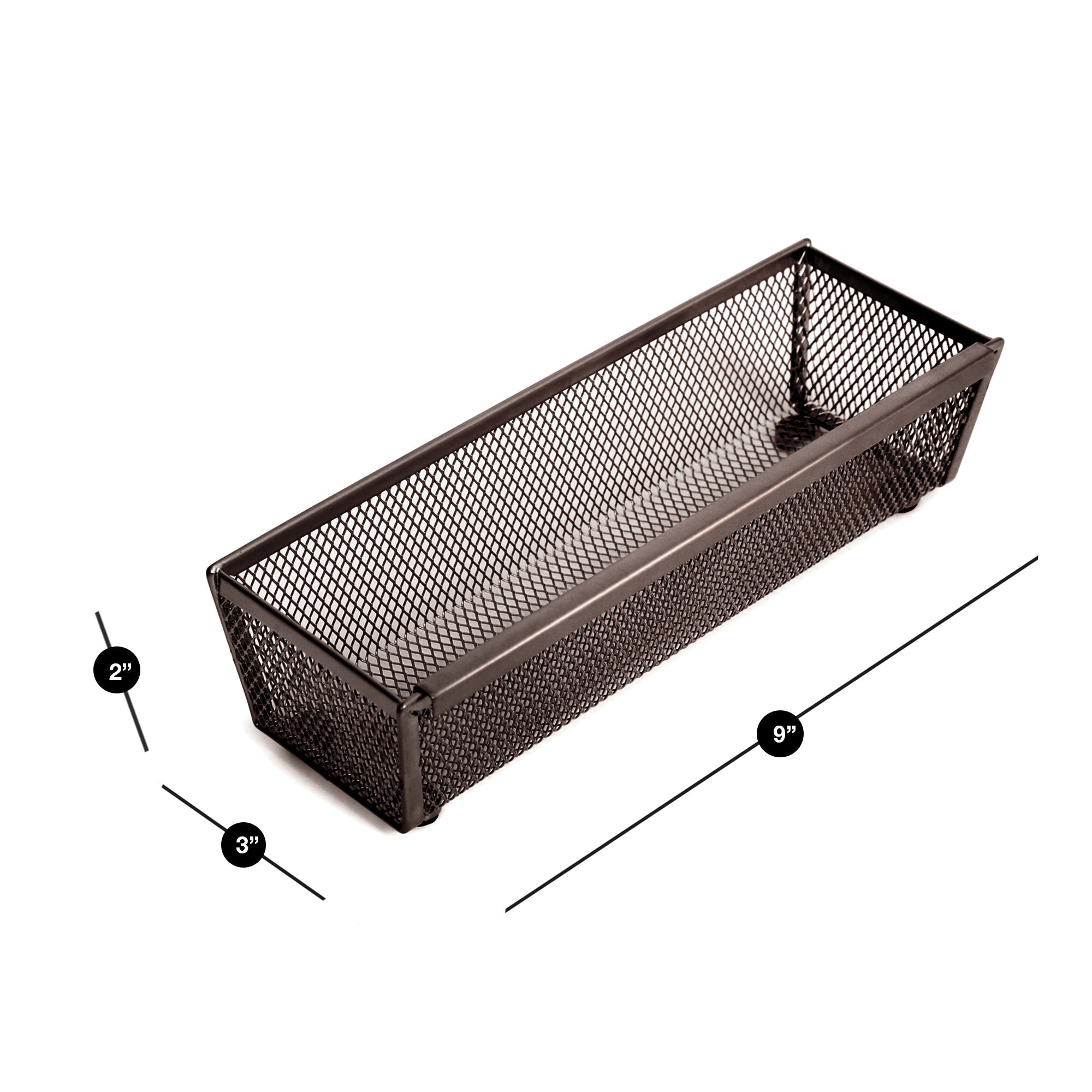 Steel Mesh Drawer Organizer (3 × 9)
