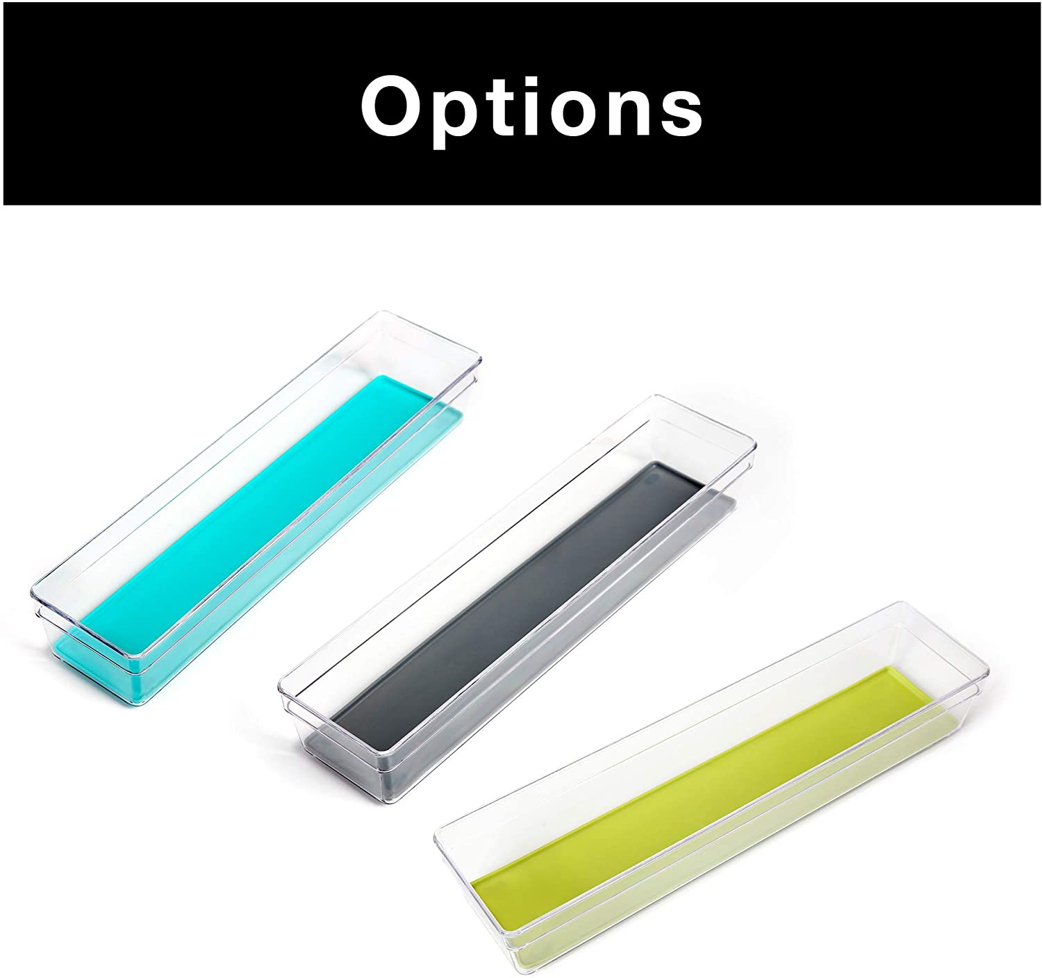 Plastic Drawer Organizer - 12 X 3 Inch