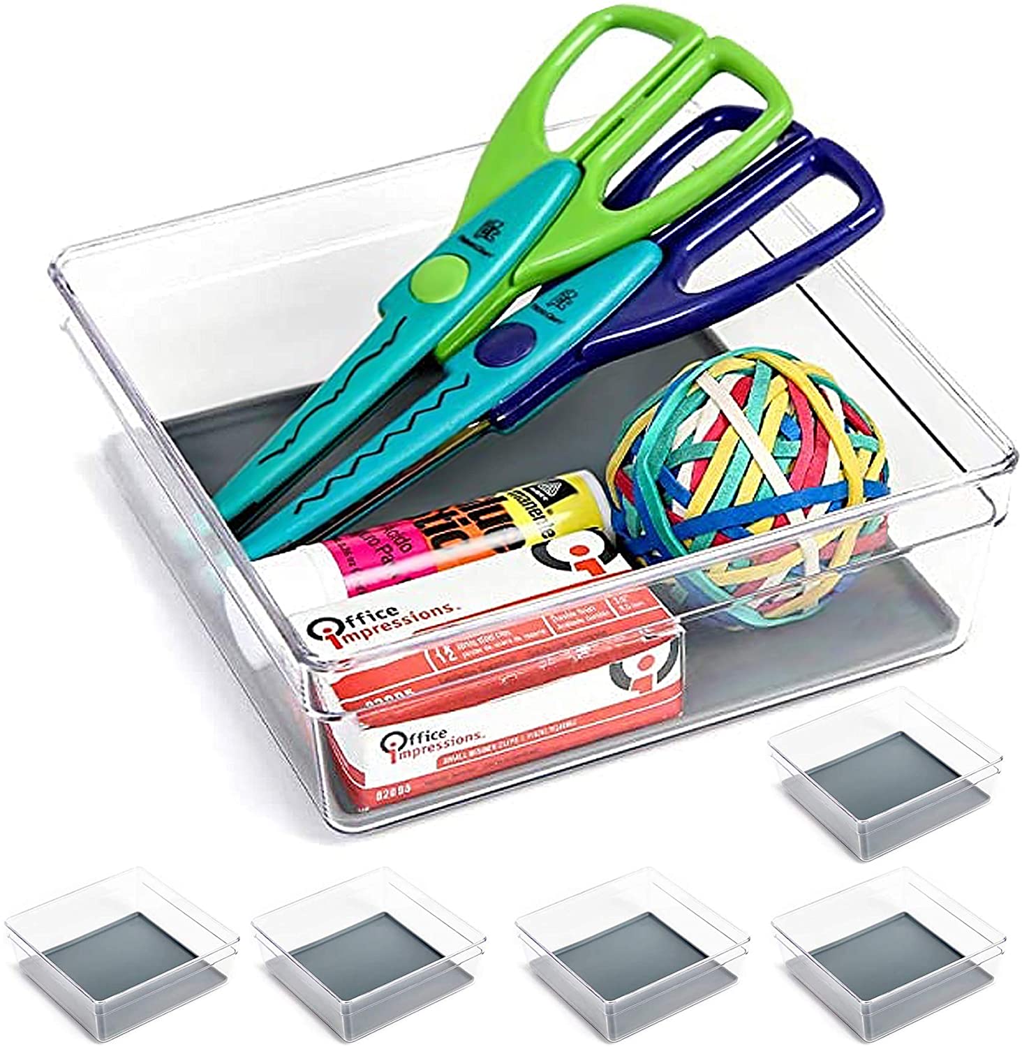 Plastic Drawer Organizer - 6 X 6 Inch